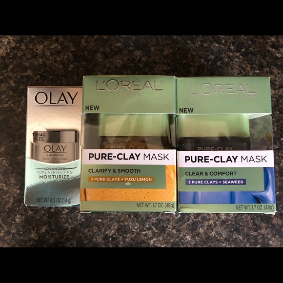 L'Oreal Other - 🔥 Olay moisturizer L’Oréal clay 2 mask smooth